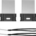 K&ZZ 32GB 2 Pack Ultra Fit USB Flash Drives Small Thumb Drive with Lanyard Low Profile USB Drive Mini Flash Drive 32 GB USB 2.0 Memory Stick Zip Drive, Black