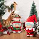 2 x 4 Set Christmas Doll Clothes for 17cm Doll Accessories Clothes Outfit Set with Knitted Hat for Play and Display Accessories for Collectors