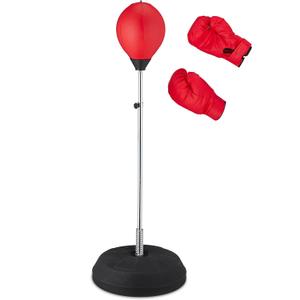 Punching Ball, Standing Punching Bag, Gloves, Home Training Device, Boxing Lamp