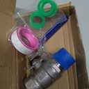 Garden Hose Shut Off Valve Full Flow, Heavy Duty 3/4"GHT Garden Hose Ball Valve Lead-free 304 Stainless Steel No Restricted-Flow Water Hose Shut Off Valve Long Handle