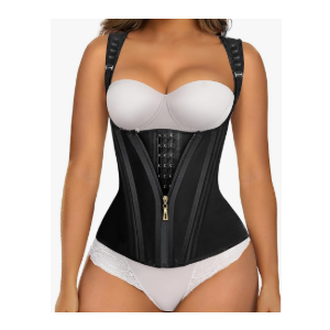 SHAPERX Waist Trainer Corset for Women Tummy Control Sport Girdle Hourglass Waist Cincher Body Shaper with Steel Boned, Size  S