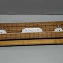 LazBlinds No Drill Bamboo Roman Shades, 22.5" W × 64" H, Eastfield Teak