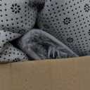 TWINNIS Super Soft Shaggy Rugs Fluffy Carpets, 5x8 Feet, Indoor Modern Plush Area Rugs for Living Room Bedroom Kids Room Nursery Home Decor, Upgrade Anti-Skid Rectangular Fuzzy Rug, Grey