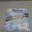 Resze 24 PCS Shower Curtain Rings, Plastic Clear Shower Curtain Hooks, C-Shaped Rings Hook Hanger Bathroom Shower Window Rod