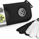 Stripebird - Original Performance Golf Glove Holder Case (Stealth Black) - Protect and Keep Golf Gloves Dry - Moisture Free Storage - Organizer Case