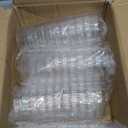 40 Pack 6.8 oz Dessert Cups with Spoons, Clear Ribbed Ice Cream Bowl with Retro Stripes, Mini Dessert Shooter for Pudding Fruit, Elegant Parfait/Sundae Bowls for Party & Home Use