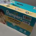 Pampers Swaddlers Diapers, Size 4 (15-34 lbs), 120 Count, Absorbent, Keeps Baby Dry and Comfortable, Skin Safe Disposable Baby Diaper