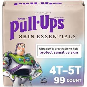 Pull-Ups Boys' Skin Essentials Potty Training Pants, Training Underwear, 4T-5T (38-50 lbs), 99 Ct (3 Packs of 33)