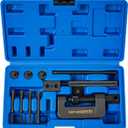 DAYUAN 13 pcs Motorcycle Chain Breaker Set,Chain Removal Tool Chain Cutter and Riveter Kit for Cam and 35 to 630 Chains With Blue Carrying Case