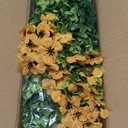 Grunyia Artificial Fake Flowers for Outdoor Spring Decoration, 16 Bundles Faux Silk Colorful Daisy UV Resistant Realistic for Outside Porch Patio Home Yard Garden Planters Pots Window Box (Yellow)