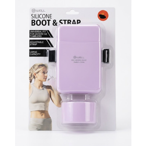 B.WELL SILICONE BOOT & POUCH purple