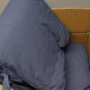 SUNCREAT Detachable Extra Large Outdoor Hammock Pillow with Ties, Navy