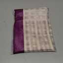 jinchan Linen Valance Curtain Striped Grey Small Window Curtain Double Layer Light Filtering Modern Farmhouse Valance for Kitchen Living Room Bedroom 18 Inch Rod Pocket 1 Panel Gray on Beige