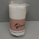 PLUUSHUU Faux Fur Throw Blanket for Couch, Fluffy Fuzzy Plush Bubble Blanket, Soft Warm Cozy Shaggy Rabbit Blanket, Luxury Decorative Gifts for Sofa Bedroom Living Room, 60x50inch (Beige)