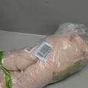 MABOZOO 100% Cotton Quilted Placemats Set of 6,Washable Cloth Table Placemats for Kitchen & Dining Table,Rectangular Pink Plate Mats (Pink, 6)