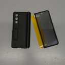 Miimall for Samsung Galaxy Z Fold 5 Case with Privacy Screen Protector, Built-in Convenient Adjustable Kickstand & Magnetic Hinge Protection All-Inclusive Protective Case for Galaxy Z Fold 5 5G Black