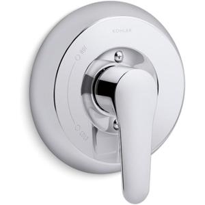 KOHLER TS98147-4-CP Rite-Temp Valve Trim with Lever Handle, Premium Durable Material, Corrosion Resistant, Polished Chrome