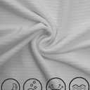 Men's Ribbed Tank Tops Knit Casual Sleeveless Workout Muscle T Shirt Gym Undershirts Beach Tank (White)