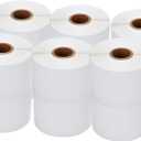 RBHK 12 Rolls Direct Thermal Labels 2-1/4'' x 1-1/4'', Permanent Adhesive Shipping Labels for Zebra Printer, SKU Labels Address Labels, 1000 Labels per Roll