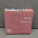 Handheld Stitch Tag Gun for Clothes, Quick Clothing Fixer, Tagging, Sewing Kit Includes 6 Needle, 1000 Black Fasteners & 1000 White Fasteners, Pink