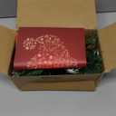 Snowy Christmas Garland with Lights 6.56FT Smokey Pine Garlands Wreath 20 LED Warm Lights Battery Operated with Timer Pine Cones Garland Decor for Christmas Tree Home Mantle Stairs Door Decorations