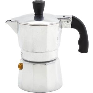 IMUSA USA B120-41V Aluminum Espresso Stovetop Coffeemaker 1-cup, Silver