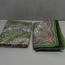 LOVEWAG Washable Dog Pee Pads, 16" x 24", Waterproof, Non-Slip, Super Absorbent, Reusable Machine-Washable, 2-Pack (Peacock Garden)