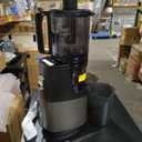 Cold Press Juicer, 5.3" Wide Feed Chute Juice Extractor Machine with 400W, High Juice Yield, Slow Masticating Juicer for Whole Vegetables & Fruits, Deep Grey