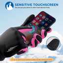 SIMARI Kids Winter Gloves Touchscreen Water-Resistant Warm Thermal for Boy Girl Toddler Cycling Running Ski Snow Cold Weather