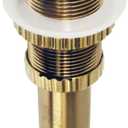 Kingston Brass EV8417 Coronet Push Pop-Up Bathroom Sink Drain Without Overflow, Brushed Brass 8.44 x 2.44 x 2.44