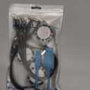 4 in 2 Retractable Charging Cable 4A,2Pack 4Ft Multi Chargers for All Devices,USBC Charging Cable with A/C to Type C/L/Micro USB Ports Universal Multiple USB Cable for iPhone Series/Samsung/Tablets/PS (Grey)