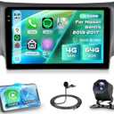 Rimoody 4G+64G Android 15 Car Stereo for Nissan Sentra 2013-2017 Wireless Carplay Android Auto, 10.1'' in-Cell Screen Car Radio with GPS/Bluetooth 5.0/FM RDS/EQ/5G-WiFi Mirror Link Backup Camera SWC