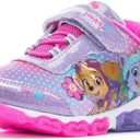 Nickelodeon Zapatos sin cordones con luz de Paw Patrol para nia (nia/nia) (Prpura Rosa 2)