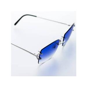  Sunglasses with Platinum Detail & Gradient Blue Lens CT0