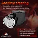 Power Steering Pump, with Reservoir, Compatible with 1998 1999 2000 2001 2002 Chevy/Chevrolet Camaro & Pontiac Firebird, only fits 5.7L LS1 V8 Engines, Replace #20-69849, 734-77119, 26068934, 26068936