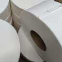 Genuine Joe Jumbo Roll Bath Tissue, 1-Ply, 3.63" x 1200', White, 12 Count, 3.5" x 1200'