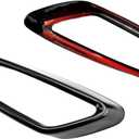 Car Tail Muffler Exhaust Pipe Output Cover Parts Fit For BMW 5 Series G30 G38 2018-2022 External Accessories