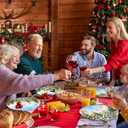 2 x ceiba tree Christmas Oval Paper Plates 30Pcs Bulk Snowflake Paper Platter Disposable Snow Winter Forest Green Pine Tree Dinnerware Winter Frost Dinner Plates for Home Holiday Party Favors Supplies