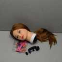 Mannequin Head with 80% Human Hair - Straight, 26"-28" Doll Head for Cosmetology & Hairdresser (#27 Light Brown)