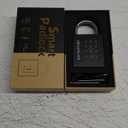 eLinkSmart Heavy Duty Smart Padlock with Key, Pad Lock with Code Keypad, Weatherproof Bluetooth RFID Keyless Electronic Digital Combination Lock for Gate Outdoor Fence Gym Locker Pool Shed Storage