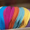 100 Pcs DIY Straw Hats Bulk, for Art Craft Party Supplies, Colorful, Adult