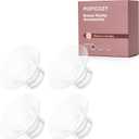 Momcozy M5| M6| M9 Original Replacement Accessories, Food-Grade Silicone & BPA Free, Original Breastfeeding Parts, Inserts 17mm, 4 Pack