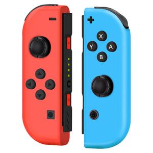 PYMENA Replacement for Switch Controllers,Left and Right Wireless Controller Compatible with Nintendo Switch/OLED/Lite,with 6-Axis Gyro,Wake-up, Vibration,Red