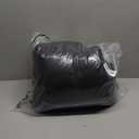 Women's Extra Long Thickened Down Jacket with Thermal Lining,Full Length Winter Puffer Down Coat with Hem Slit (Black)