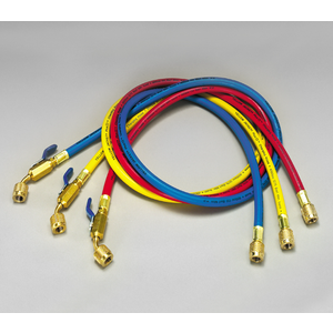 Yellow Jacket 29985 - Plus II 1/4" Hose with Compact Ball Valve End, 60" Length