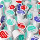 happy coffee light roast coffee pods, 60 count, notes of toasted biscotti and levity, compatible with most K-cup brewers, rainforest alliance certified