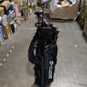 1GoTo-G 7 Pieces Golf Clubs Set for Men - Complete Mens Golf Clubs Full Set Left Handed Includes Stand Bag with Rain Hood, 1# Driver, 5# Hybrid, 7# PW# Irons and Putter