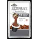 Disposable Cups 24 Count Compatible with Jeurig K-Cup Type Coffee Makers