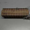 LazBlinds Cordless Bamboo Roman Shades, Privacy Blinds for Interior Windows, Room Darkening Roll Up Bamboo Blinds for Home & Patio, 27.5" W x 64" H, BDP-Driftwood
