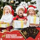 Teling 24 Pcs Mini Christmas Notebooks and Pens Santa Notepads Gifts Snowflake Snow Man Deer Christmas Tree for Kids Girls Boys Xmas Birthday Supplies(Santa)